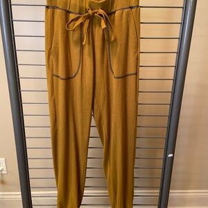 NATURAL LIFE Mustard Joggers with Drawstring